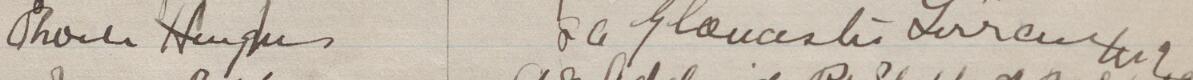 Image of Moili Hughes's signature and address in the petition
