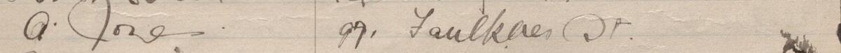 Image of A Jones's signature and address in the petition