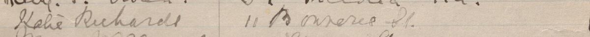 Image of Katie Richards's signature and address in the petition