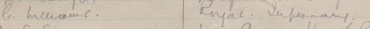 Image of C. Williams.'s signature and address in the petition