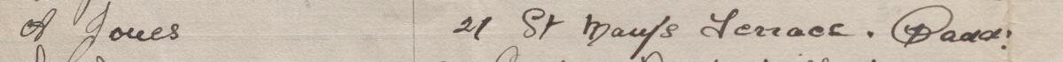 Image of A Jones's signature and address in the petition