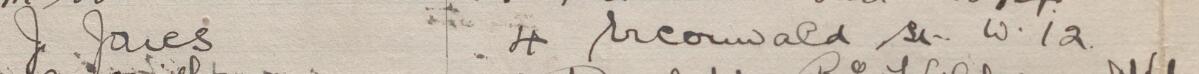 Image of J Jones's signature and address in the petition