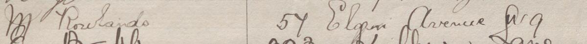 Image of M Rowlands's signature and address in the petition