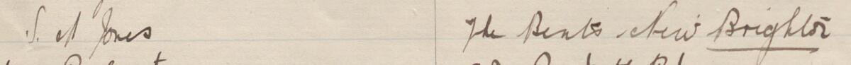 Image of S. M. Jones's signature and address in the petition