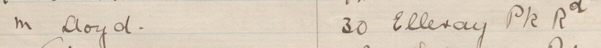 Image of M Lloyd's signature and address in the petition