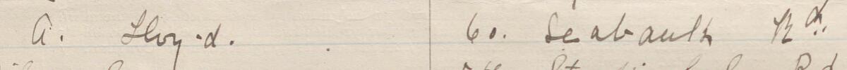 Image of A. Lloyd.'s signature and address in the petition