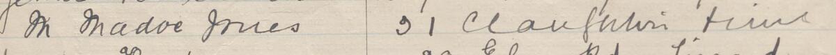Image of M Madoc Jones's signature and address in the petition