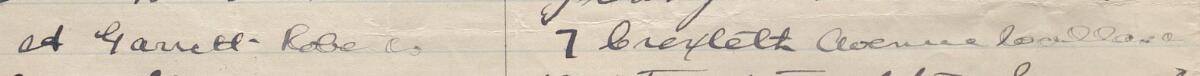 Image of A Garrett Roberts's signature and address in the petition