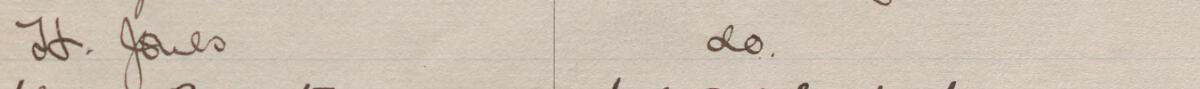 Image of H Jones's signature and address in the petition