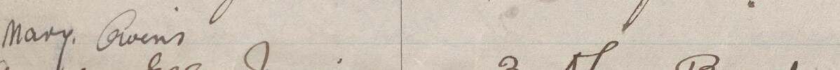 Image of Mary. Owens's signature and address in the petition