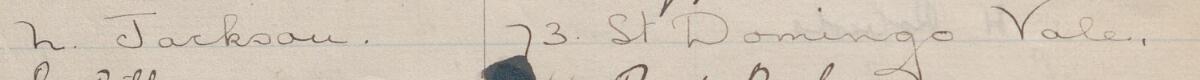 Image of h. Jackson.'s signature and address in the petition