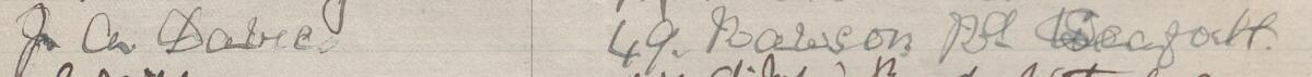 Image of J C Davies's signature and address in the petition