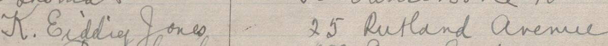 Delwedd o lofnod Mark a'i gyfeiriad ar y ddeiseb