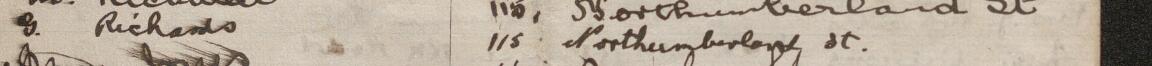 Delwedd o lofnod Mark a'i gyfeiriad ar y ddeiseb
