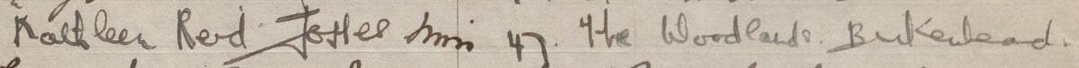 Image of Kathleen Reid Jones Miss's signature and address in the petition
