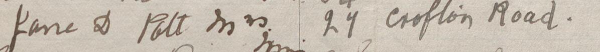 Image of Jane D Polt Mrs's signature and address in the petition