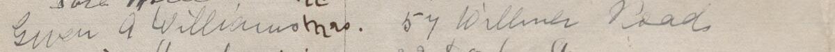 Image of Gwen A Williams Mrs's signature and address in the petition