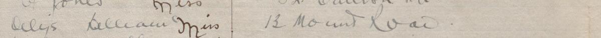Image of Dilys Williams Miss's signature and address in the petition