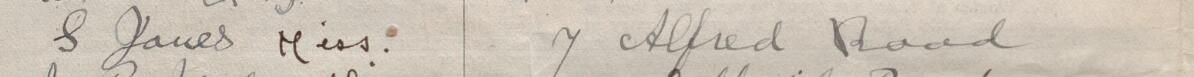 Image of S Jones Miss's signature and address in the petition