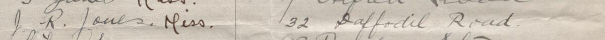 Image of J R Jones Miss's signature and address in the petition