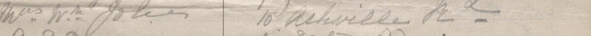 Image of Mrs Wim Jones's signature and address in the petition