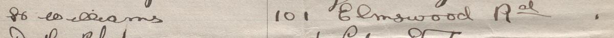 Image of N Williams's signature and address in the petition