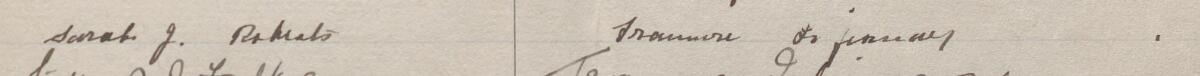 Image of Sarah J. Roberts's signature and address in the petition