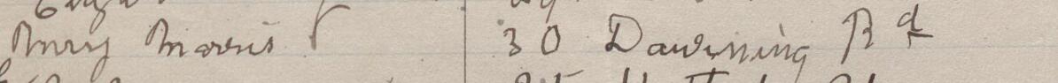 Image of Amy Morris's signature and address in the petition
