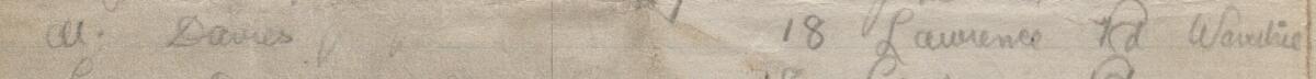 Image of M. Davies's signature and address in the petition