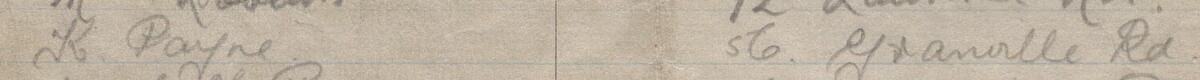 Image of K. Payne's signature and address in the petition