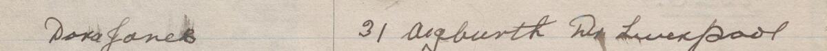 Image of Doris Jones's signature and address in the petition