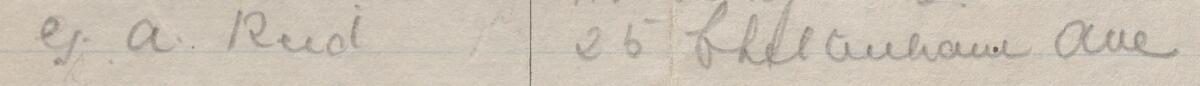 Image of G. A Reid's signature and address in the petition