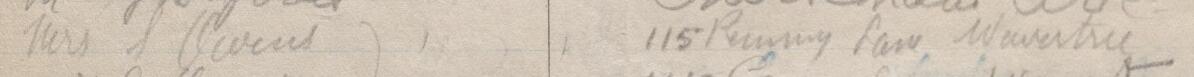 Image of Mrs. S Owens's signature and address in the petition