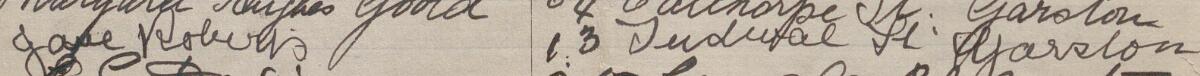 Image of Jane Roberts's signature and address in the petition