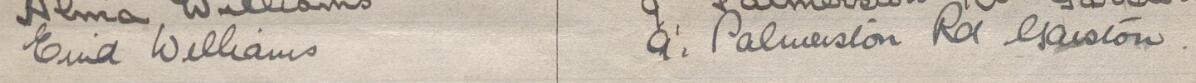 Image of Enid Williams's signature and address in the petition