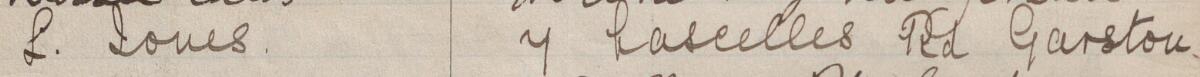 Image of L. Jones's signature and address in the petition