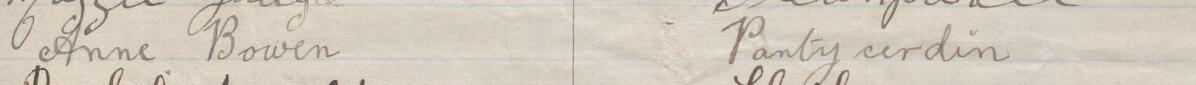 Image of Anne Bowen's signature and address in the petition