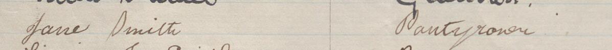 Image of Jane Smith's signature and address in the petition