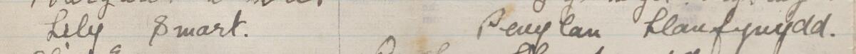 Image of Lily Stuart's signature and address in the petition