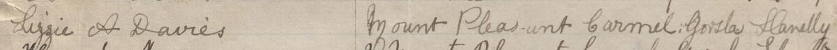 Image of Elizabeth A Davies's signature and address in the petition