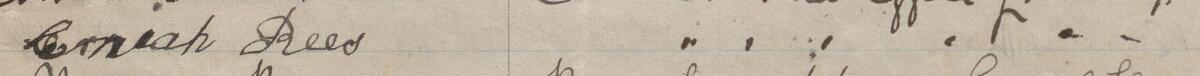 Image of Emiah Rees's signature and address in the petition