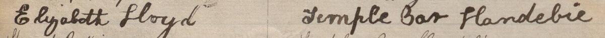 Delwedd o lofnod Mark a'i gyfeiriad ar y ddeiseb