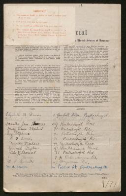 Petition - 9/77 - Bonymaen