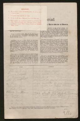 Petition - 9/80 - Landore