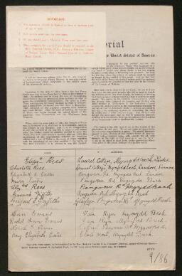 Petition - 9/86 - Mynyddbach