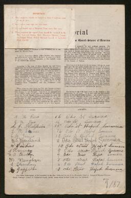 Petition - 9/87 - Landore