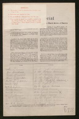 Petition - 9/133 - Town