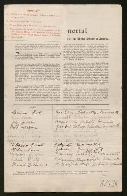 Petition - 8/134 - Monmouth