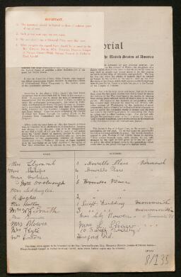 Petition - 8/135 - Monmouth