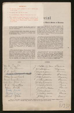 Petition - 8/137 - Monmouth